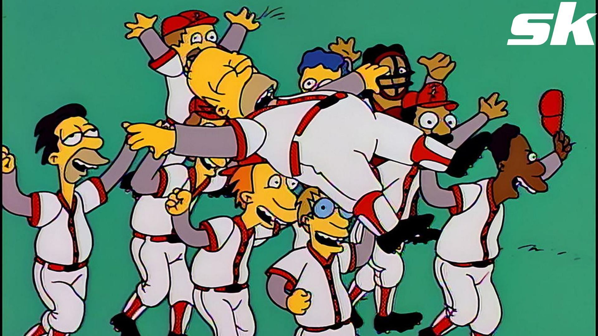 The &quot;Homer at the Bat&quot; episode featured nine MLB legends back in 1992 [Credits: Rolling t