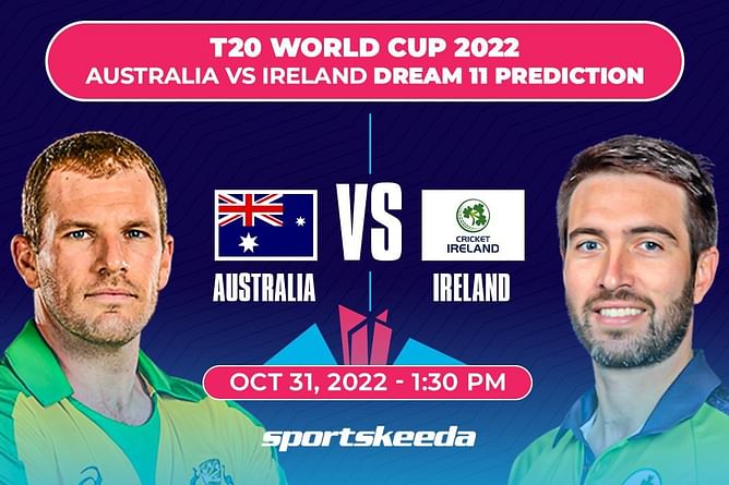 AUS vs IRE Dream11 Prediction: Fantasy Cricket Tips, Today's Playing 11, Player Stats, Pitch Report for ICC Men's T20 World Cup 2022, Match 31