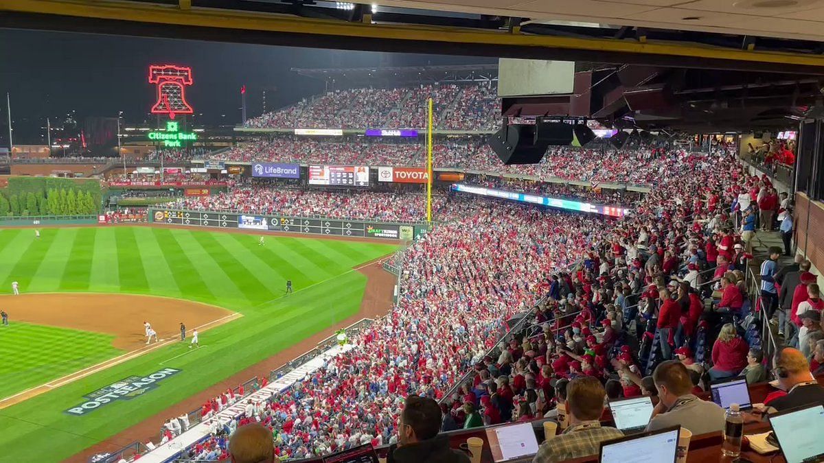 WATCH: Philadelphia Phillies fans bring controversial chop to NLDS  following 9-1 rout of Atlanta