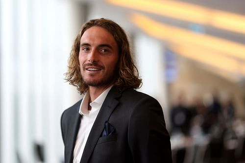 Stefanos Tsitsipas at the 2022 Laver Cup.