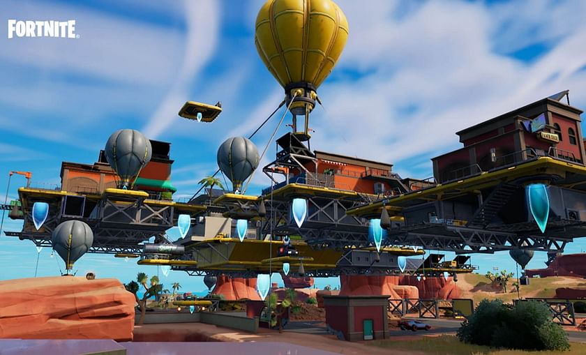 FortTory - Fortnite leaks & news on X: So in the Fusion Point loading  screen we can see the Statue floating in the sky So if they decide to  add more chunks