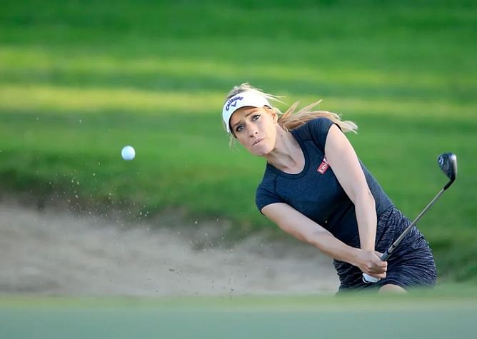 “Men love golf and b***s” - Paige Spiranac reacts to beating Tiger Woods, McIlroy, and Fowler to become the most-followed golfer on Instagram