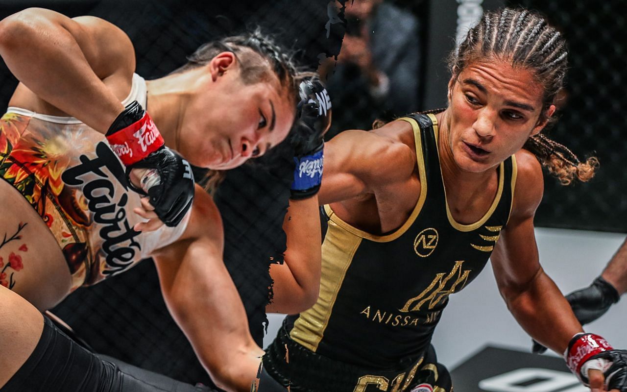 (left) Stamp Fairtex and (right) Anissa Meksen [Credit: ONE Championship]