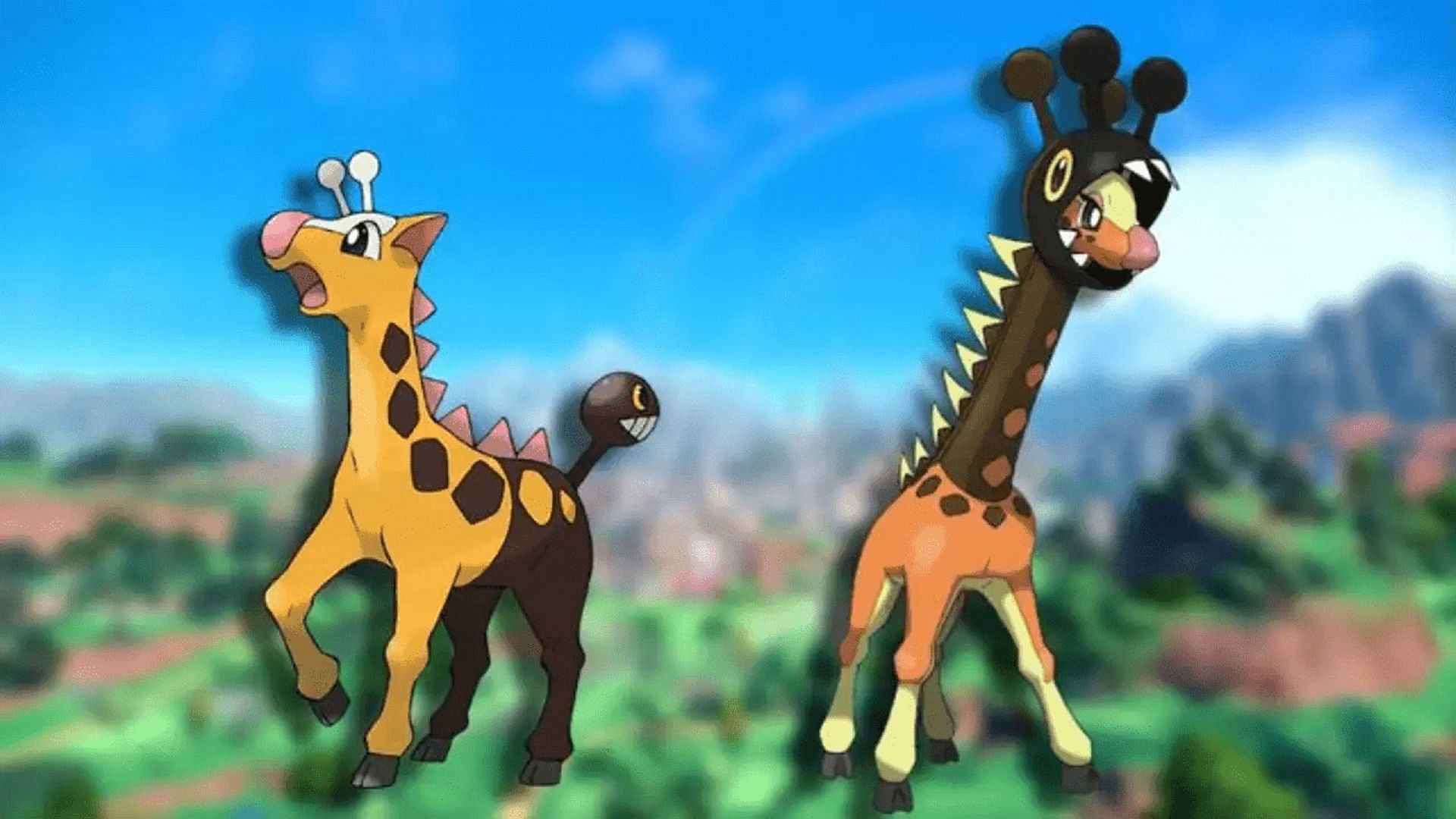 Girafarig has a new evolution in Pokemon Scarlet and Violet, aptly named Farigiraf (Image via Game Freak)