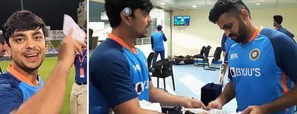IND vs SA 2022: [WATCH] Local boy Ishan Kishan delivers a special fan note to Shardul Thakur