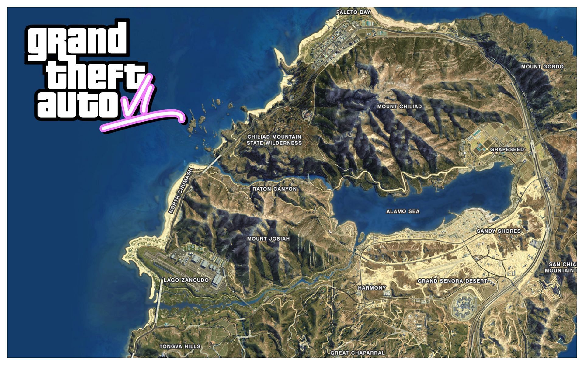 Grand Theft Auto 6 Real Map