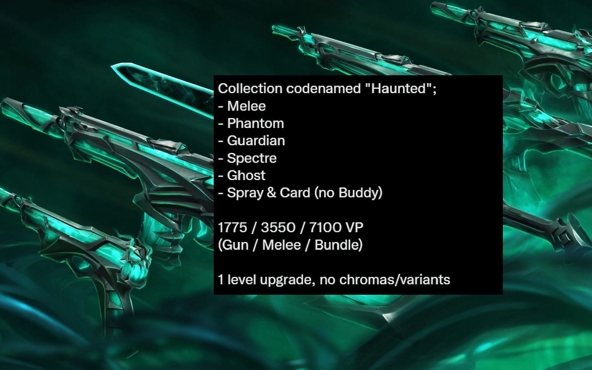 New Haunted Skin Bundle in Valorant (Image via Sportskeeda)