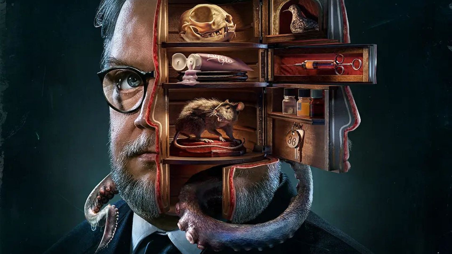 A promotional poster for Guillermo Del Toro