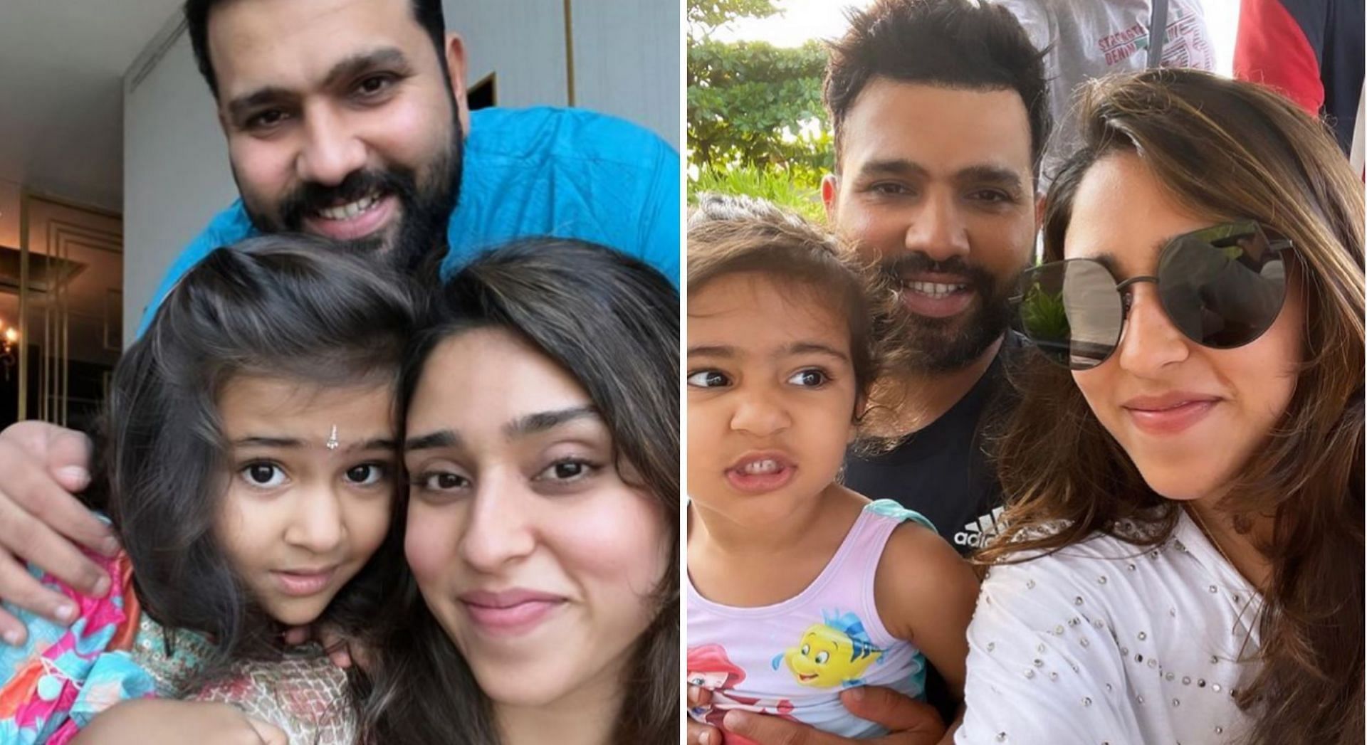 Rohit Sharma celebrates Dussehra with family