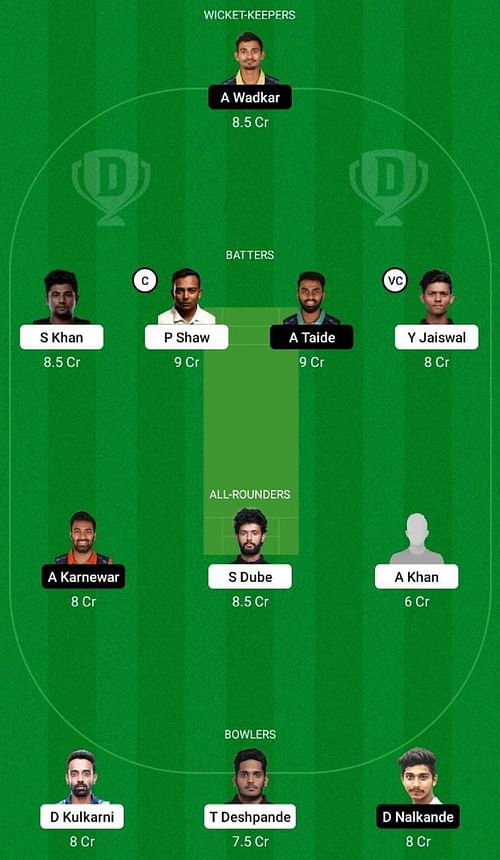 MUM vs VID Dream11 Fantasy Tip - Head to Head League