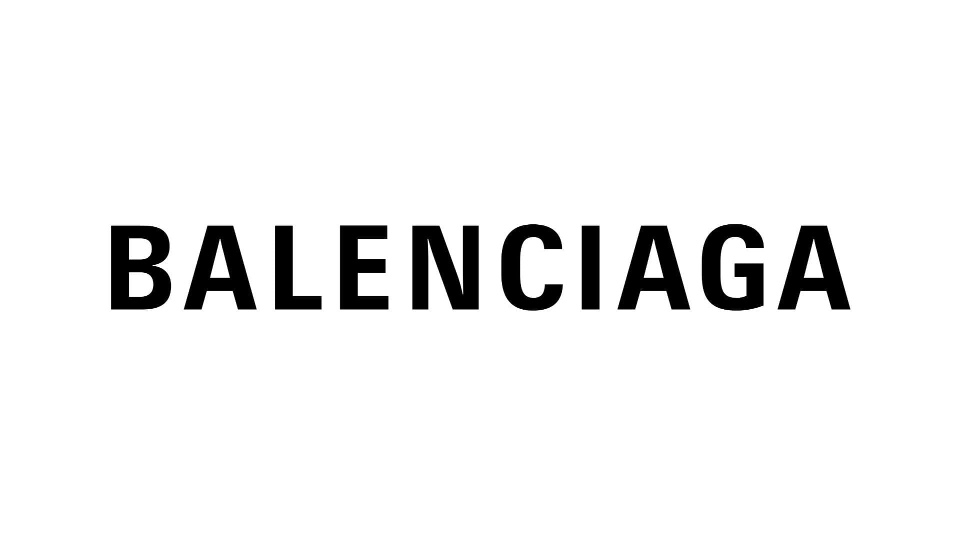 Balenciaga is a popular fashion house which was founded in 1919 (Image via 1000 Logos)
