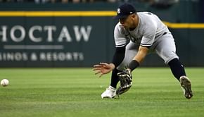 New York Yankees fans are buzzing as top prospect Oswald Peraza hits his first career home run: "Oswald Peraza is such a stud", "IKF starting over him is really criminal at this point"