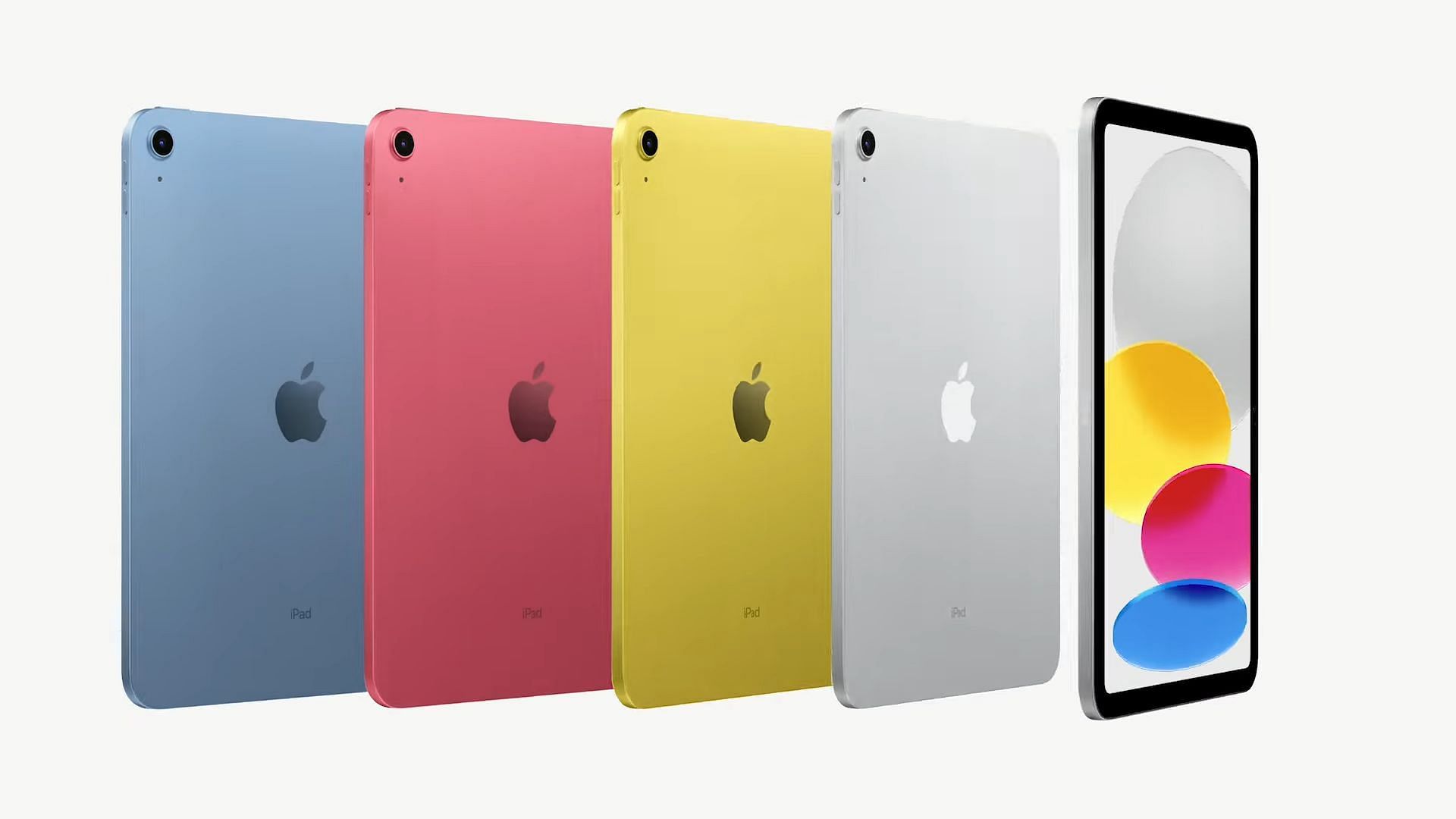 The four colors of the iPad 10 (Image via Apple) 