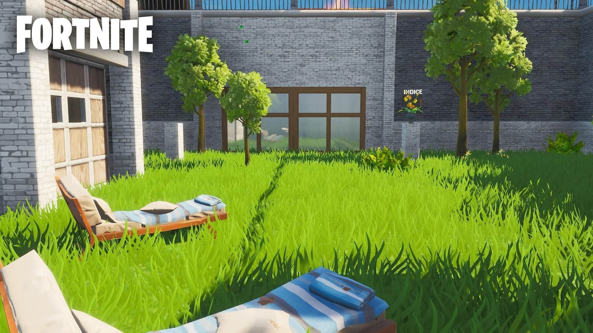 Find the Button Fortnite Creative map is going viral (Image via Dropnite)