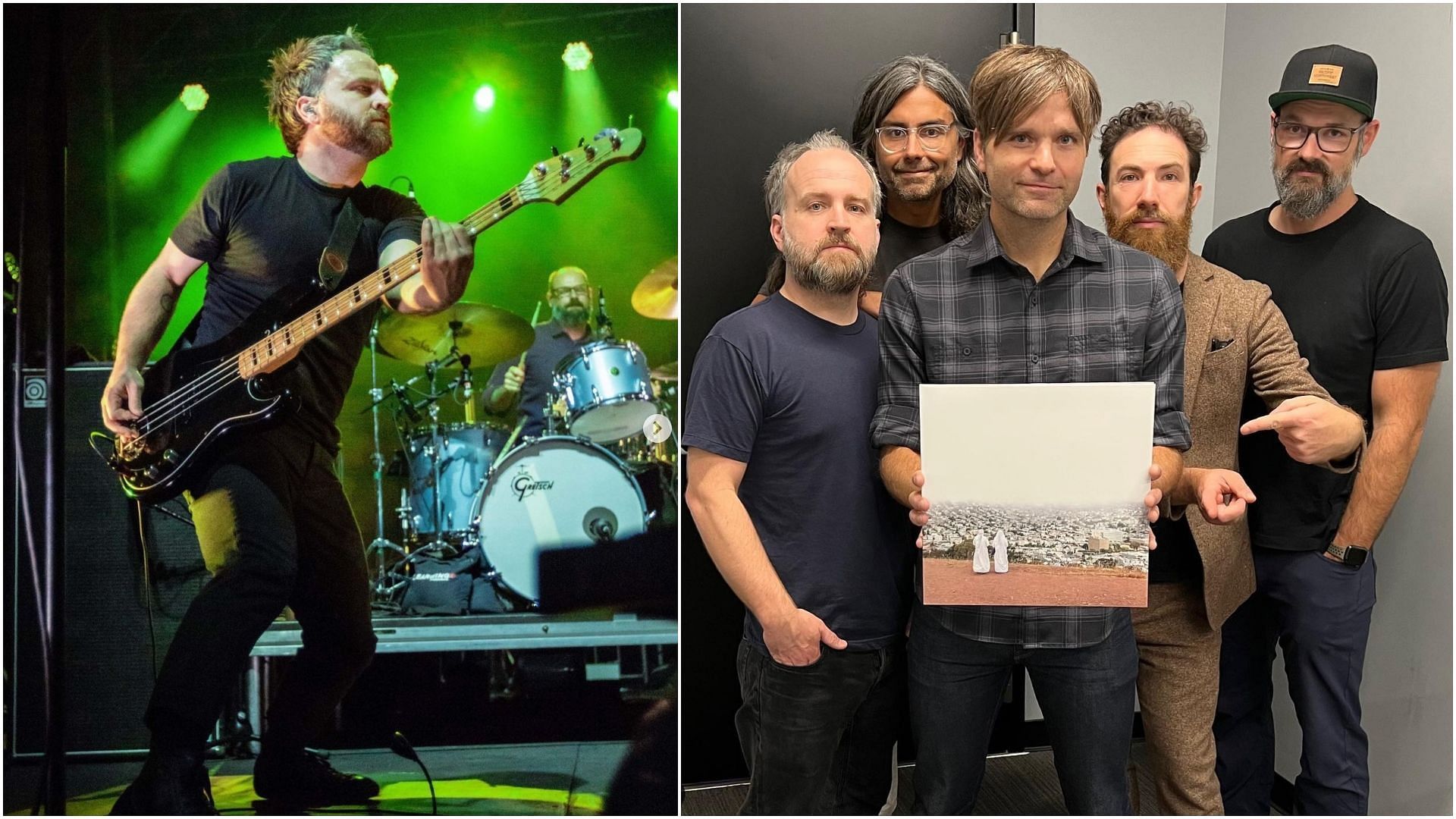 Death Cab for Cutie has announced new tour dates. (Images via Instagram / @deathcabforcutie)