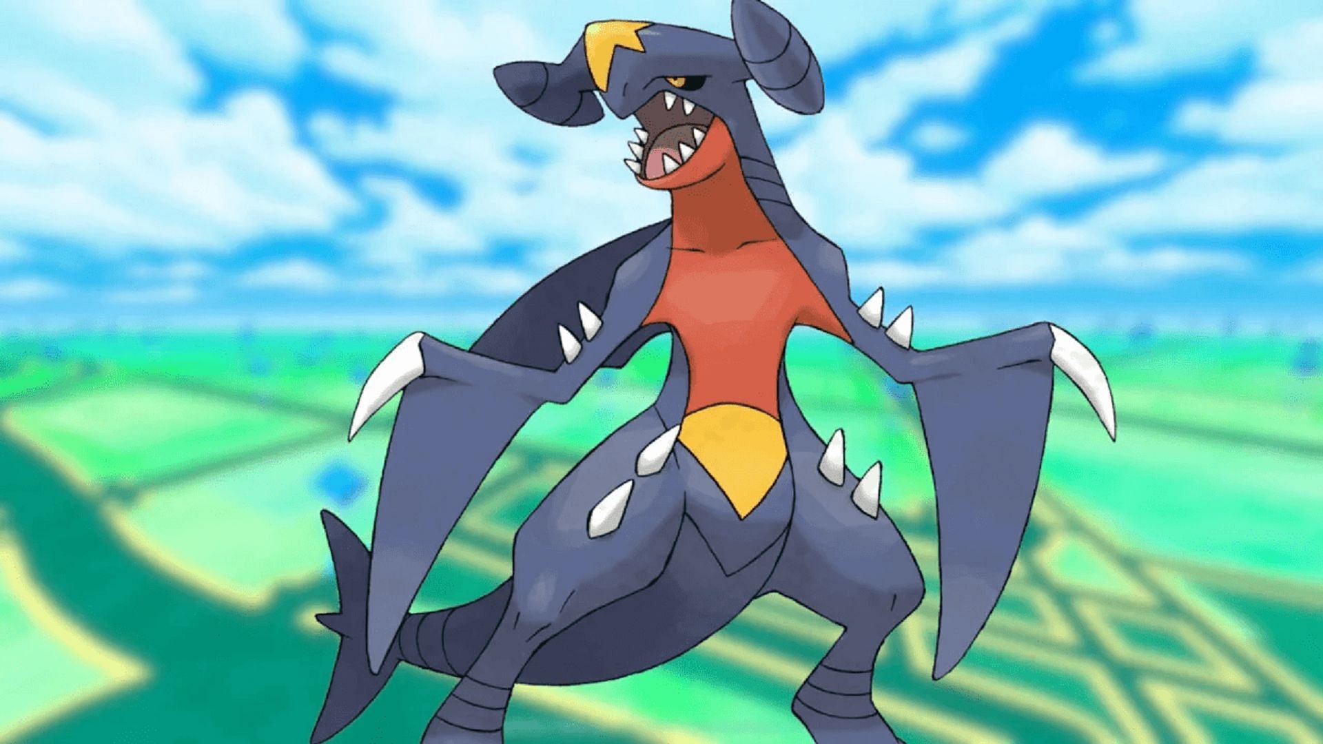 A Dragon/Ground-type like Garchomp makes for an excellent counter to Electric-types (Image via Niantic)