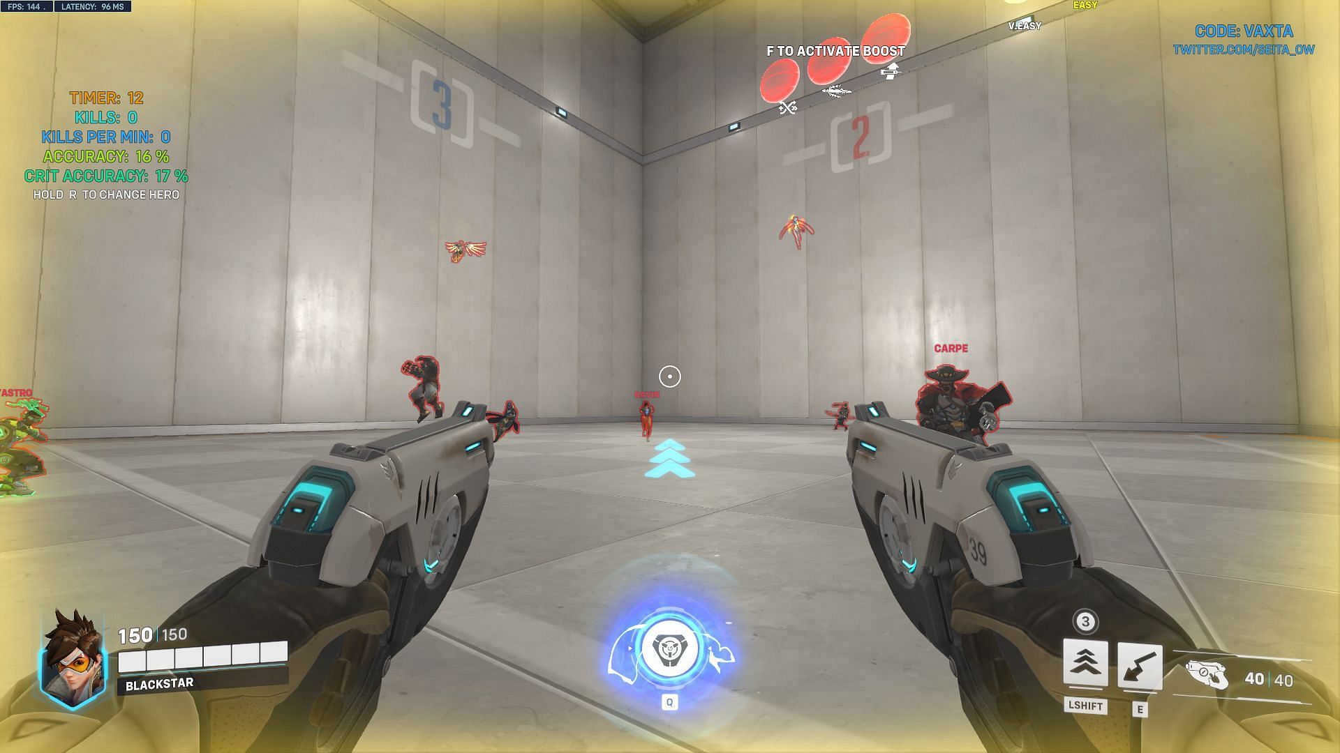 OVERWATCH AIM ARENA WORKSHOP CODE AIM PRACTICE