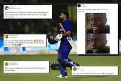 IND vs SA 2022: “1 over mein birthday party shuru aur over” - Twitterati react as Rishabh Pant smacks Lungi Ngidi for 20 runs and then gets out
