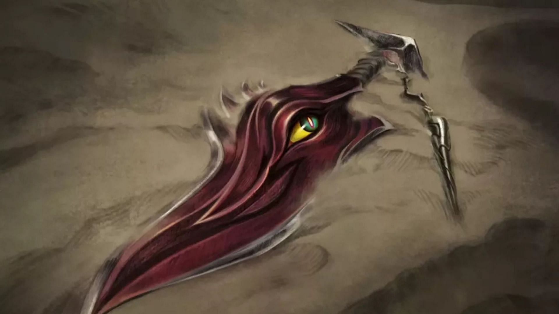 Riot teased the upcoming Darkin champion featuring a dagger (Image via Riot Games - League of Legends)