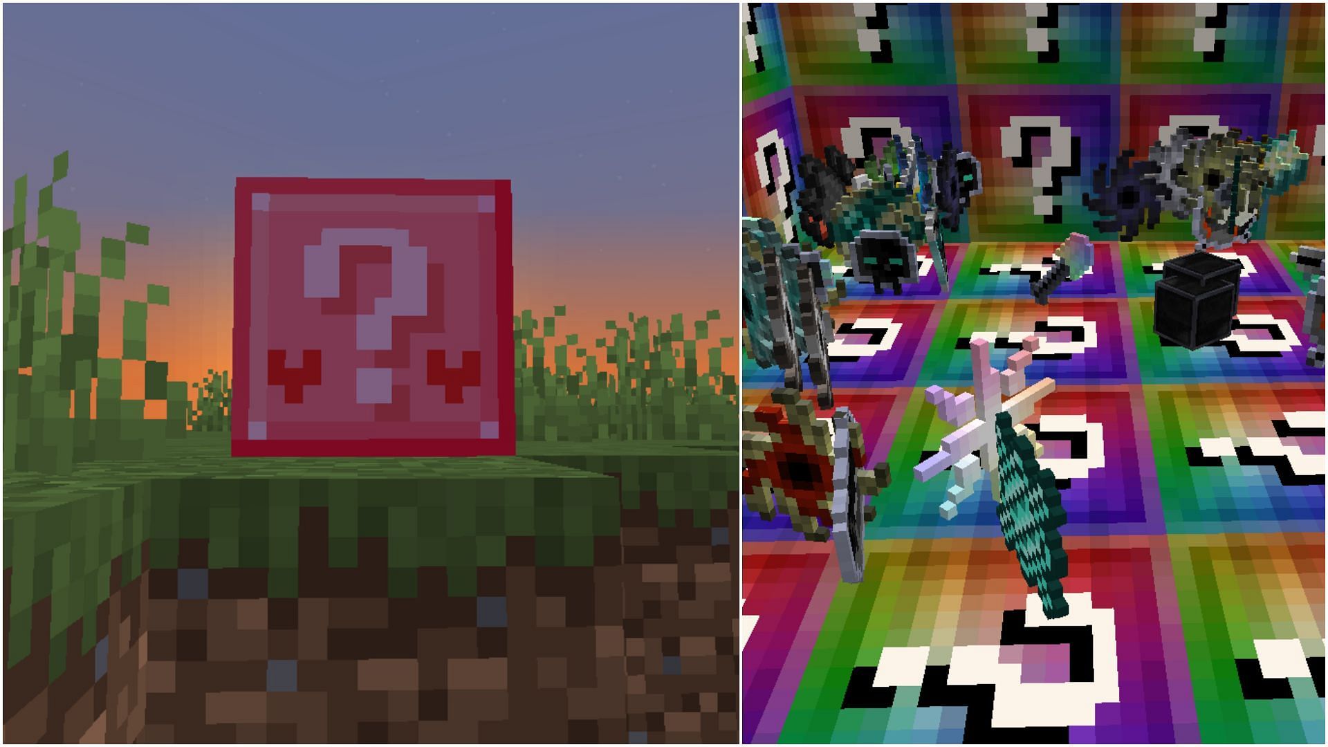 Top 3 Minecraft Addons, LUCKY BLOCKS