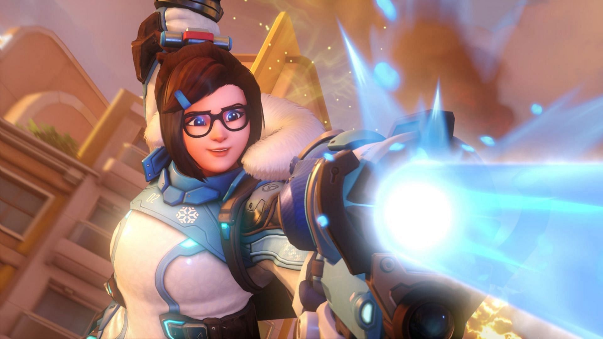 Mei unleashes her Endothermal Blaster (Image via Activision Blizzard)