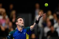 Roberto Bautista Agut at the 2022 Swiss Indoors.