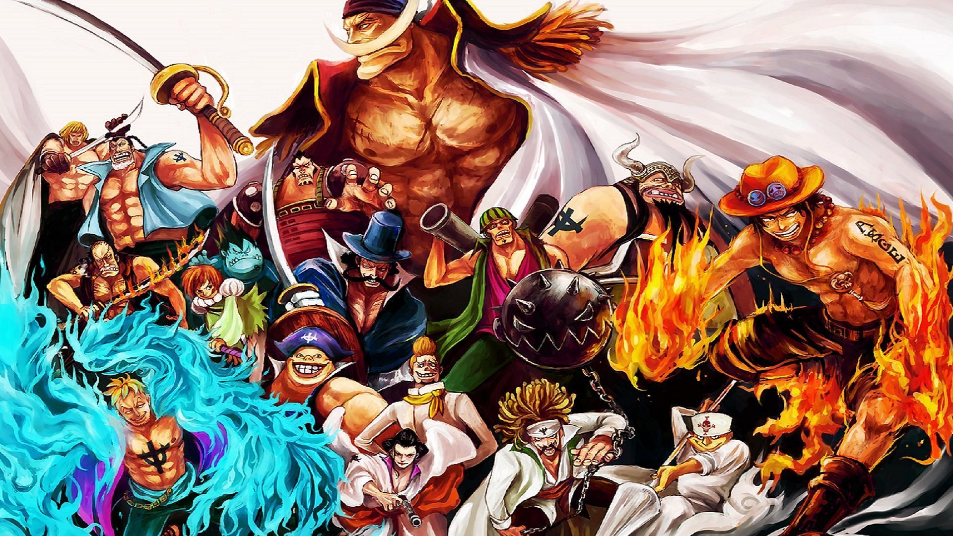 The Whitebeard Pirates (Image via Eiichiro Oda/Shueisha, One Piece)
