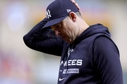 Aaron Boone: "I think the roof open kind of killed us. I think it's a 390' [foot] ball"