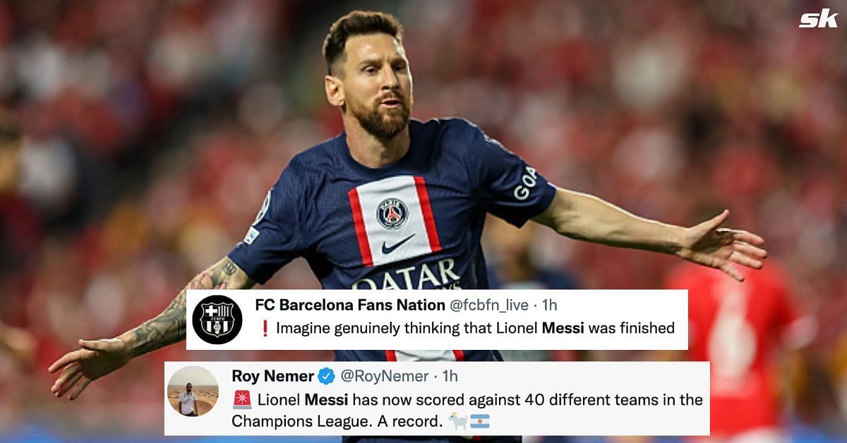 Twitter explodes as Lionel Messi scores wondergoal in PSG's 11 draw