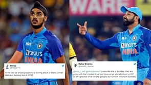 IND vs SA 2022: "It's the peak of absurdity!"- Fans react to Team India deciding to bowl first and Arshdeep having 'back issue'