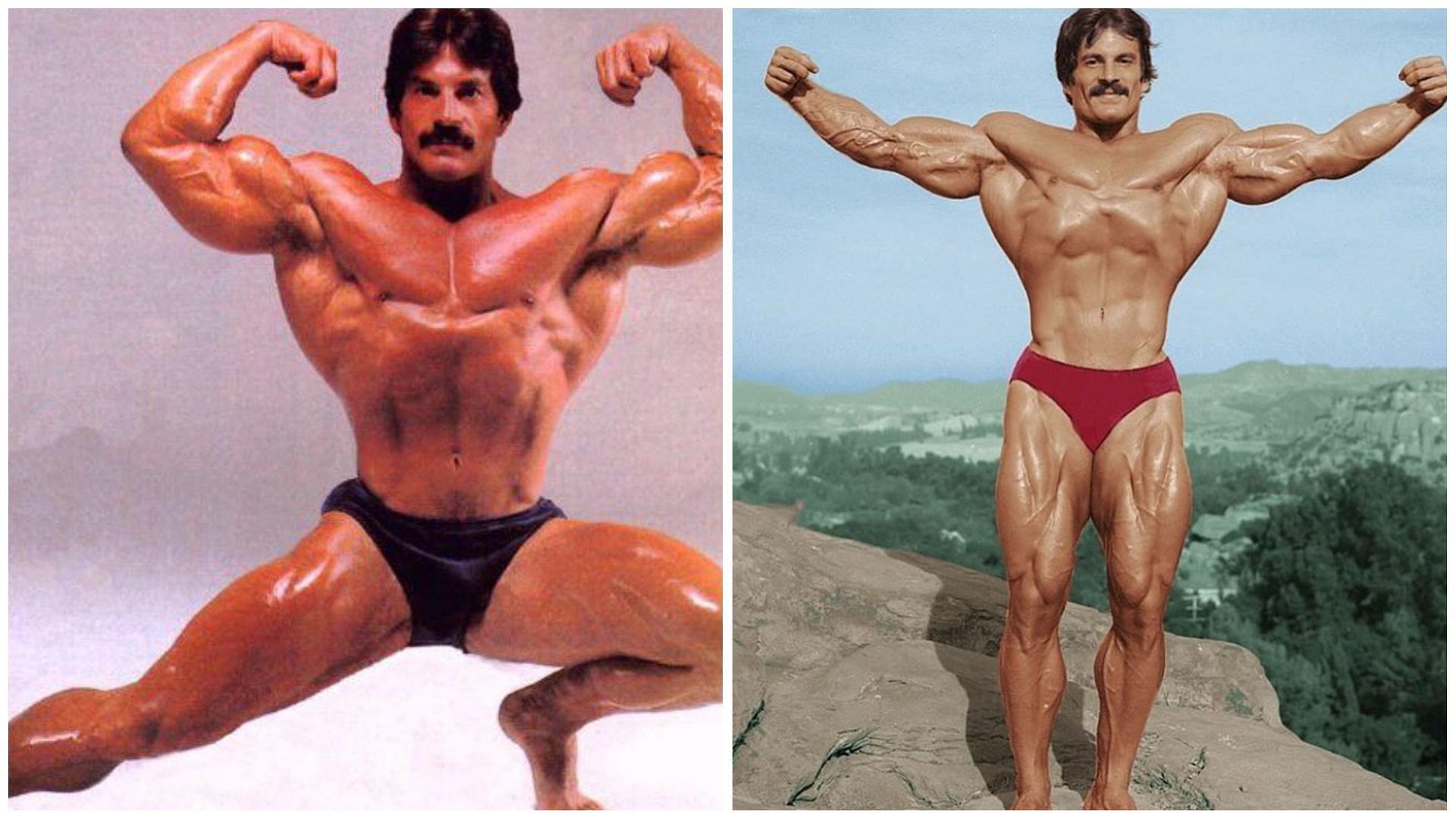 Mike earned recognition for his altercation with Arnold Schwarzenegger at Mr. Olympia in 1980. (Image via Instagram)