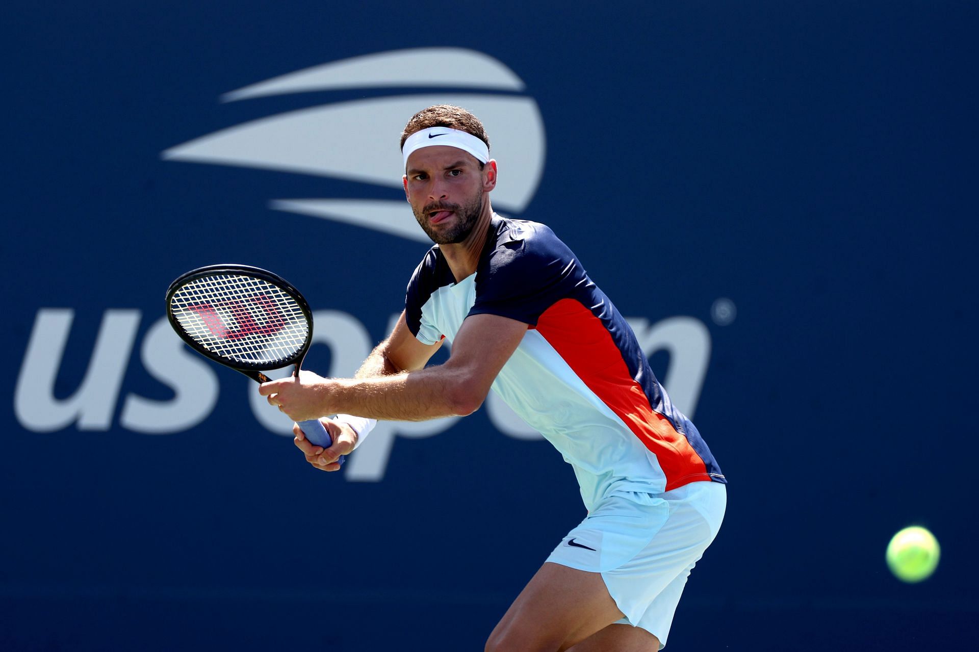 Grigor Dimitrov at the 2022 US Open.