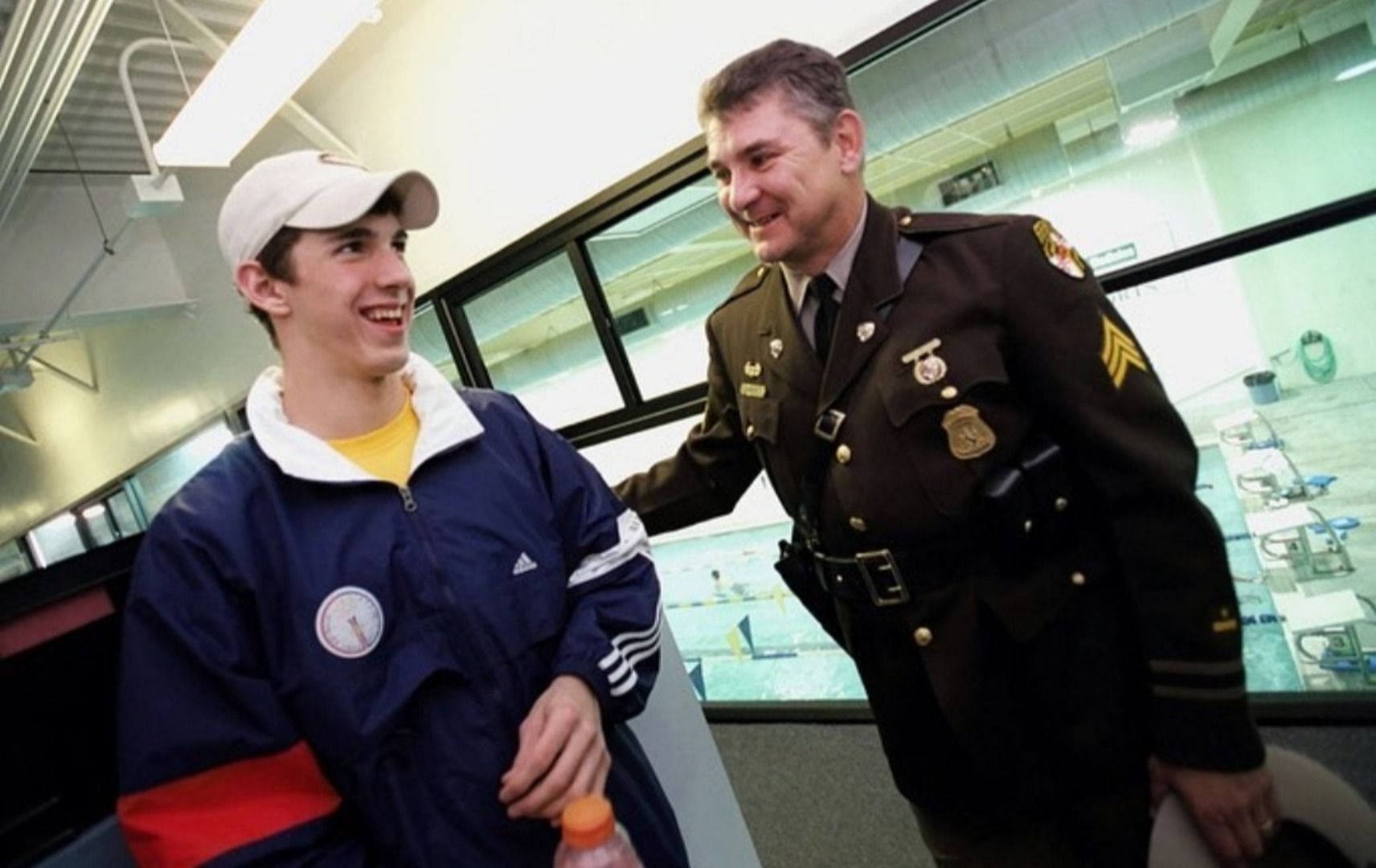 A young Michael and his father (Image via Michael Phelps/Instagram)