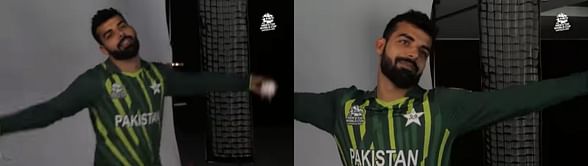 T20 World Cup 2022: [WATCH] Shadab Khan tries the Shah Rukh Khan pose during Pakistan’s photoshoot session