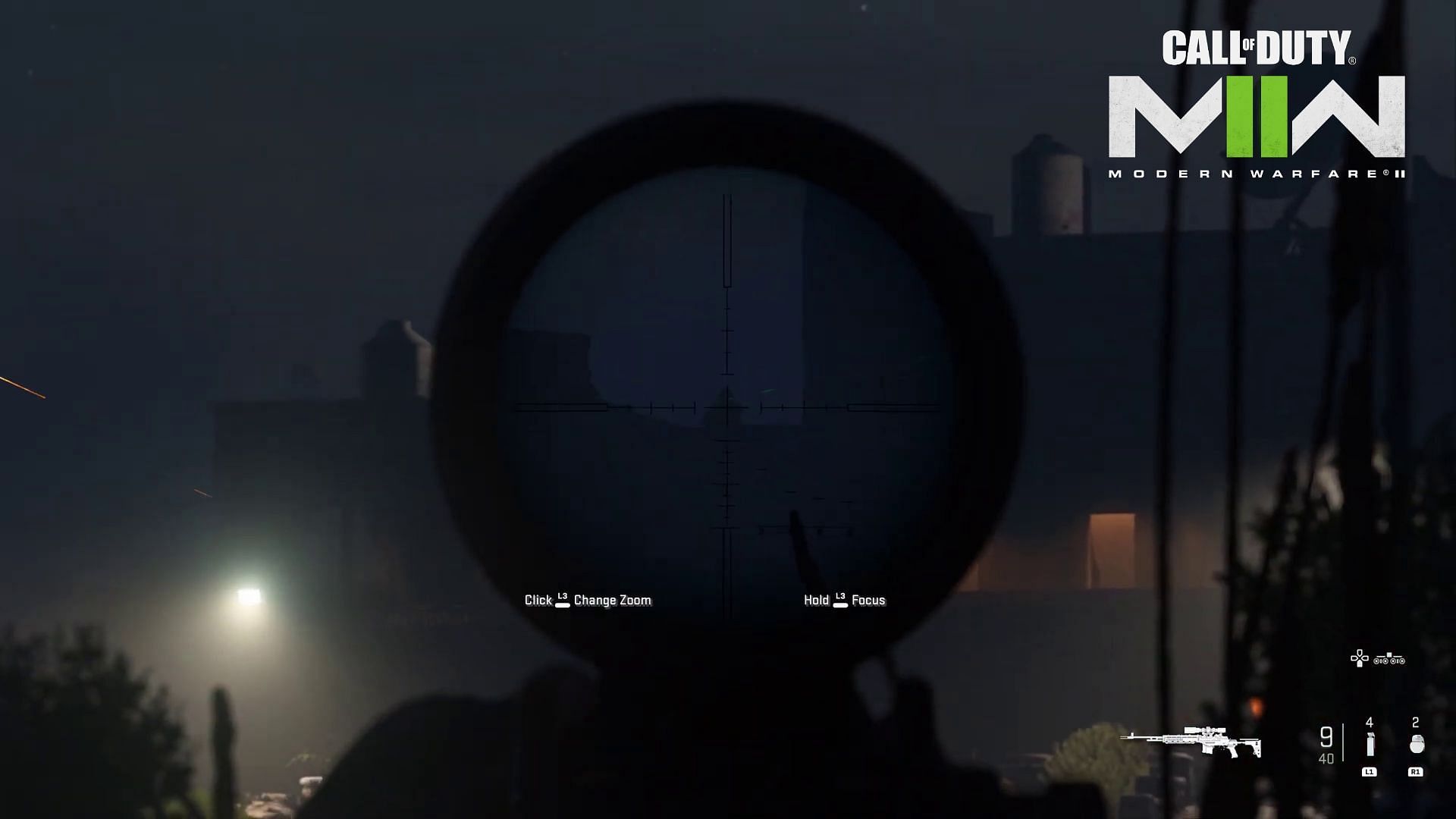 Clear off the snipers aiming from the building&#039;s roof (Image via Activision)