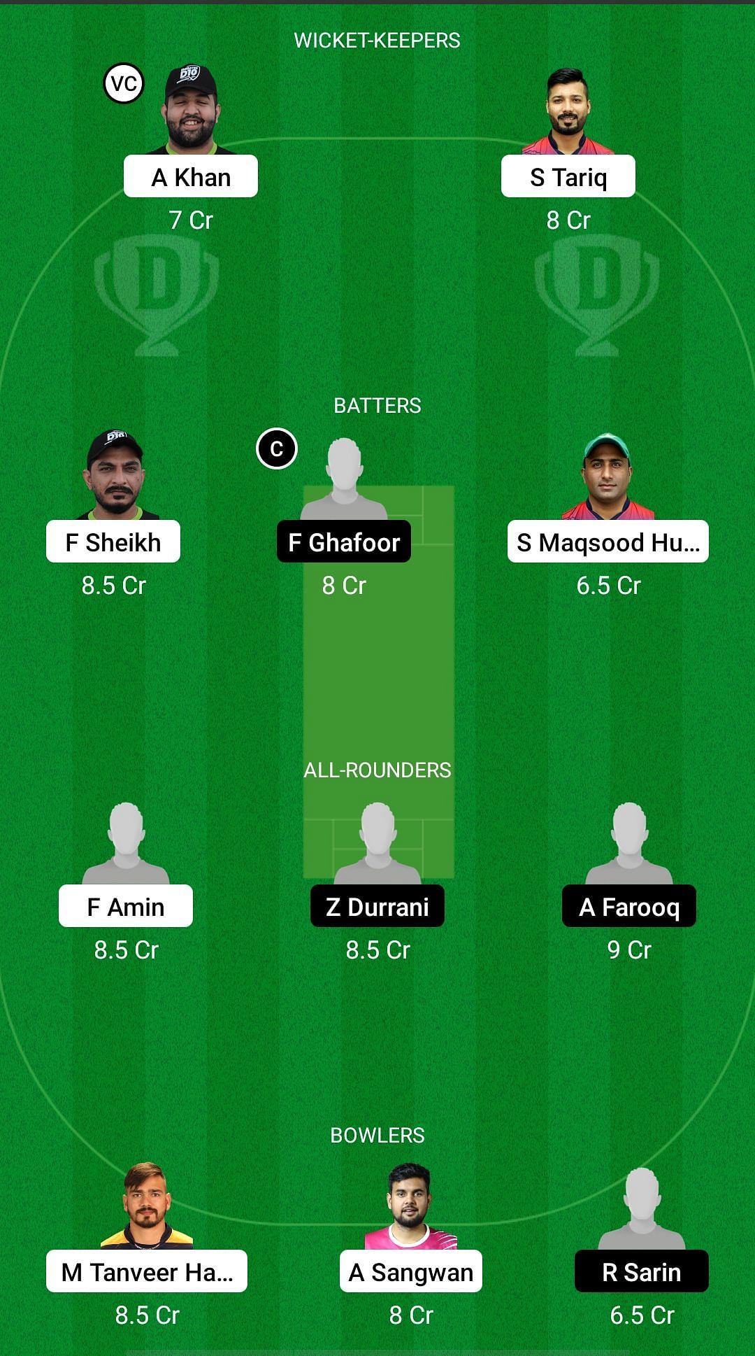 RAS vs EXP Dream11 Prediction - Dubai D10 Division 2