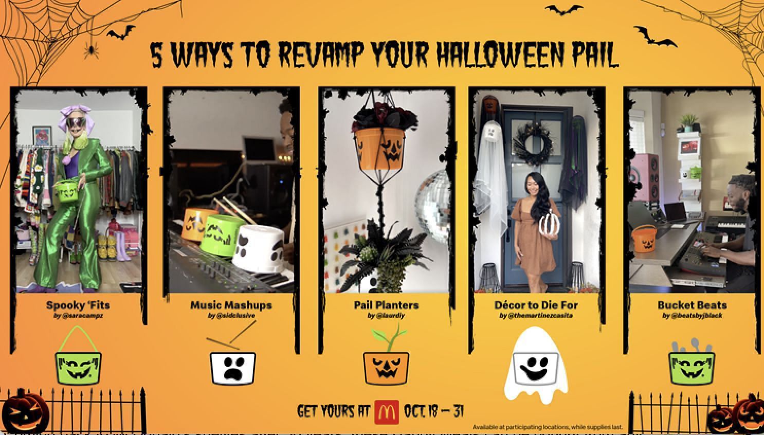 McDonald's Halloween Happy Meals How to get the Boo Buckets revealed