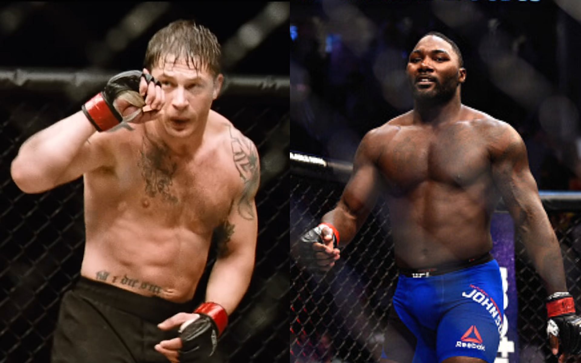 Tom Hardy (left), Anthony Johnson (right) [Images courtesy: Lionsgate and Getty]