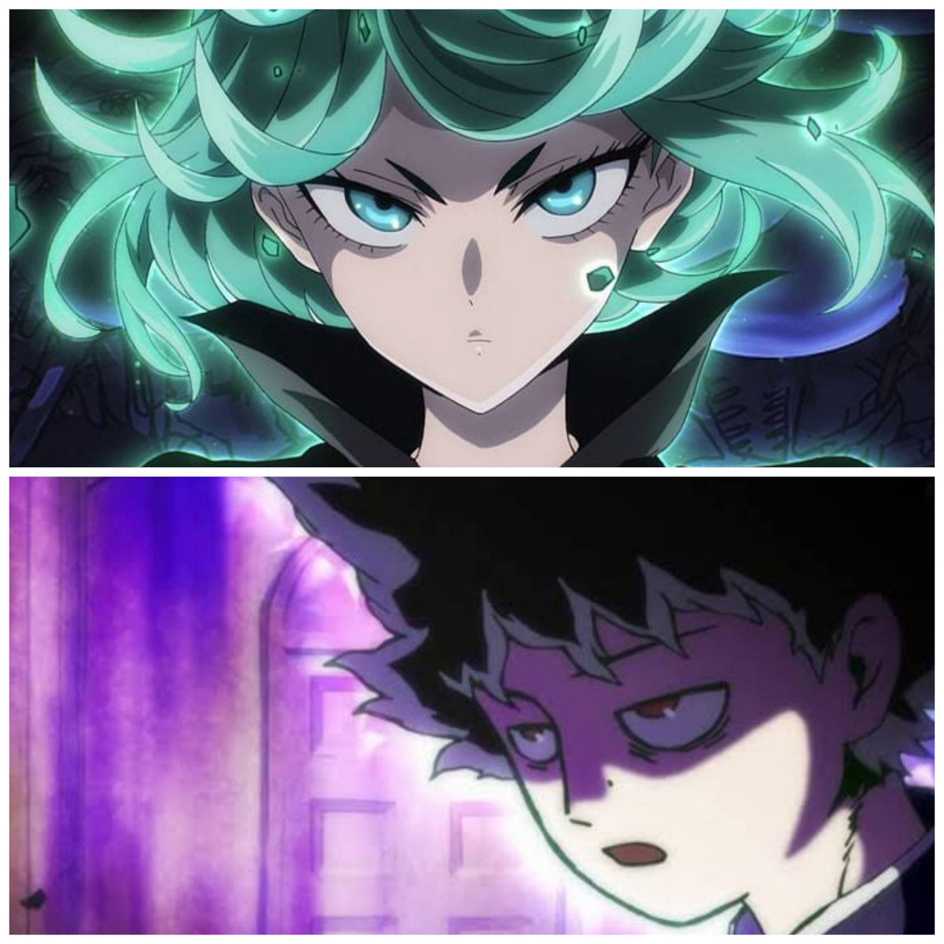 Who will win between Mob Psycho 100's Mob and One Punch Man's Tatsumaki?
