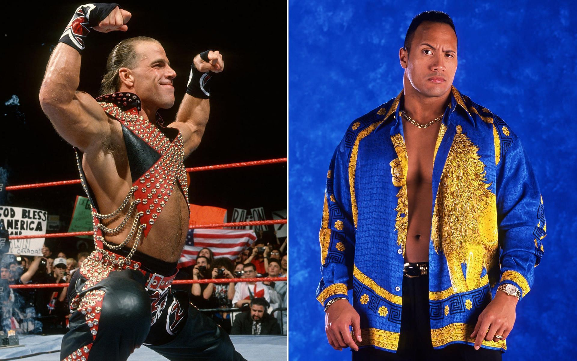 Shawn Michaels and The Rock are former WWE Champions!