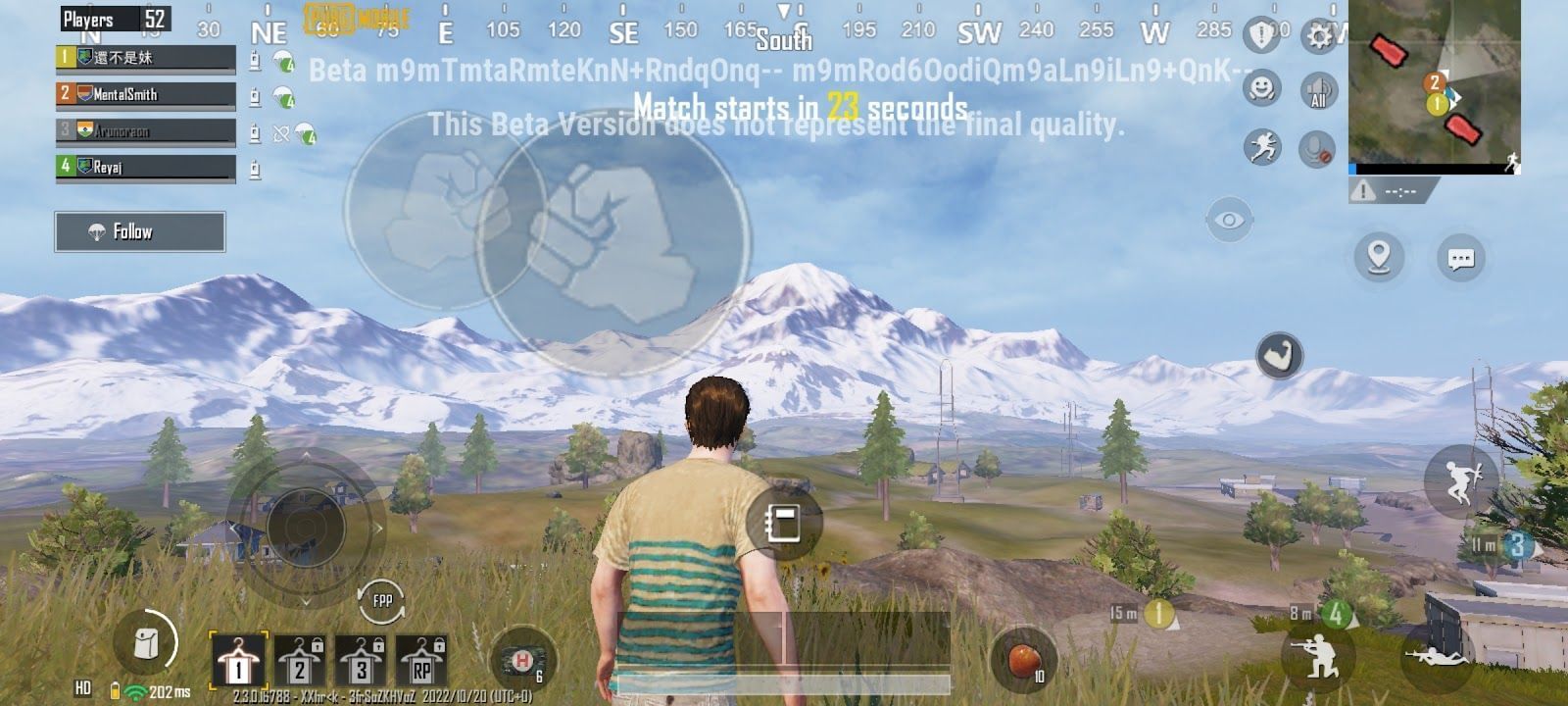 PUBG Mobile 2.3 beta APK was released a few days back (Image via Tencent)