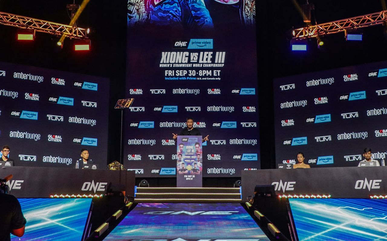 ONE on Prime Video 2 Press Conference [Photo Credit: ONE Championship]