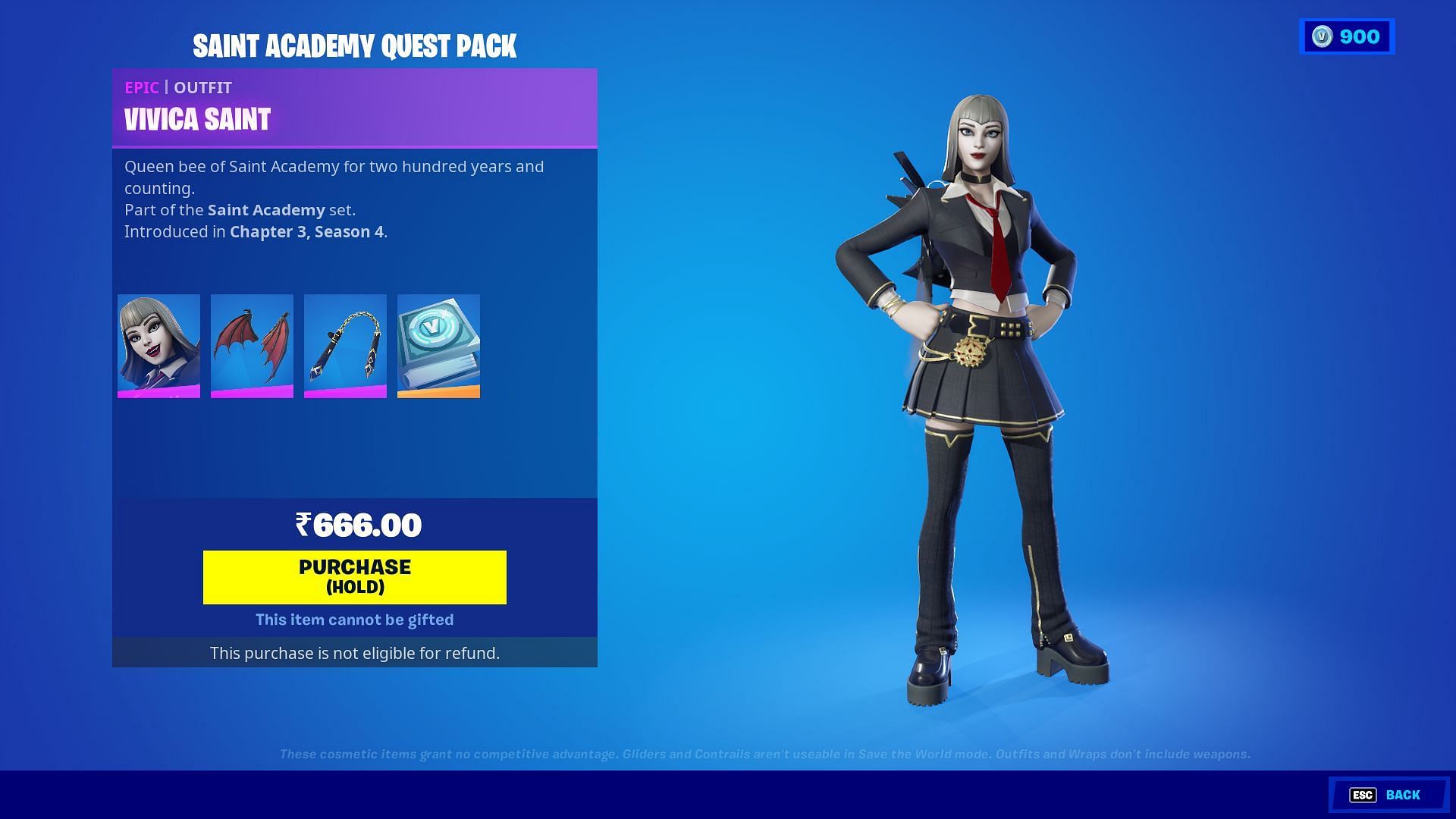 Inhalte Des Saint Academy Quest Packs (Bild Via Epic Games/Fortnite)