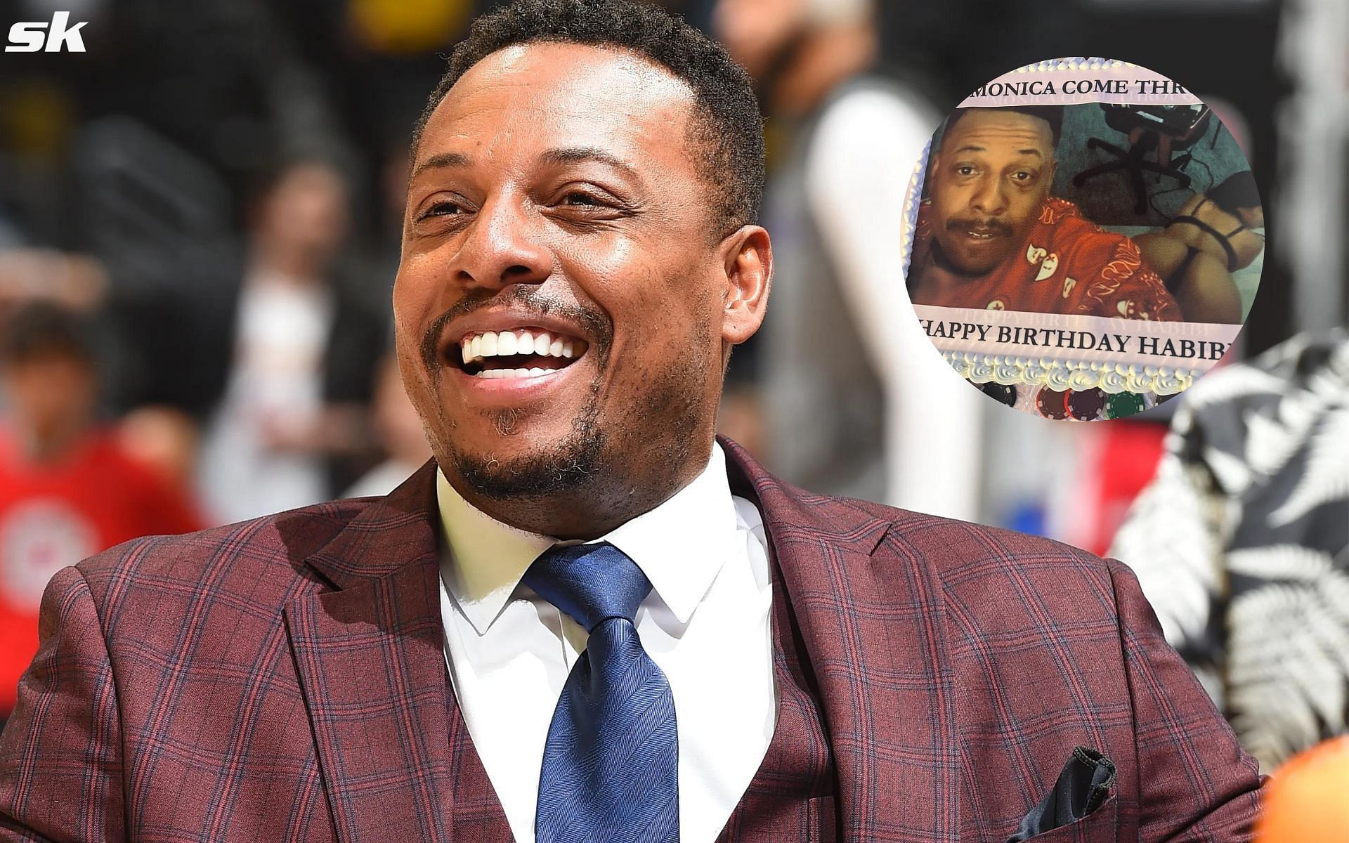 Paul Pierce recieved an NSFW birthday cake from his friends 