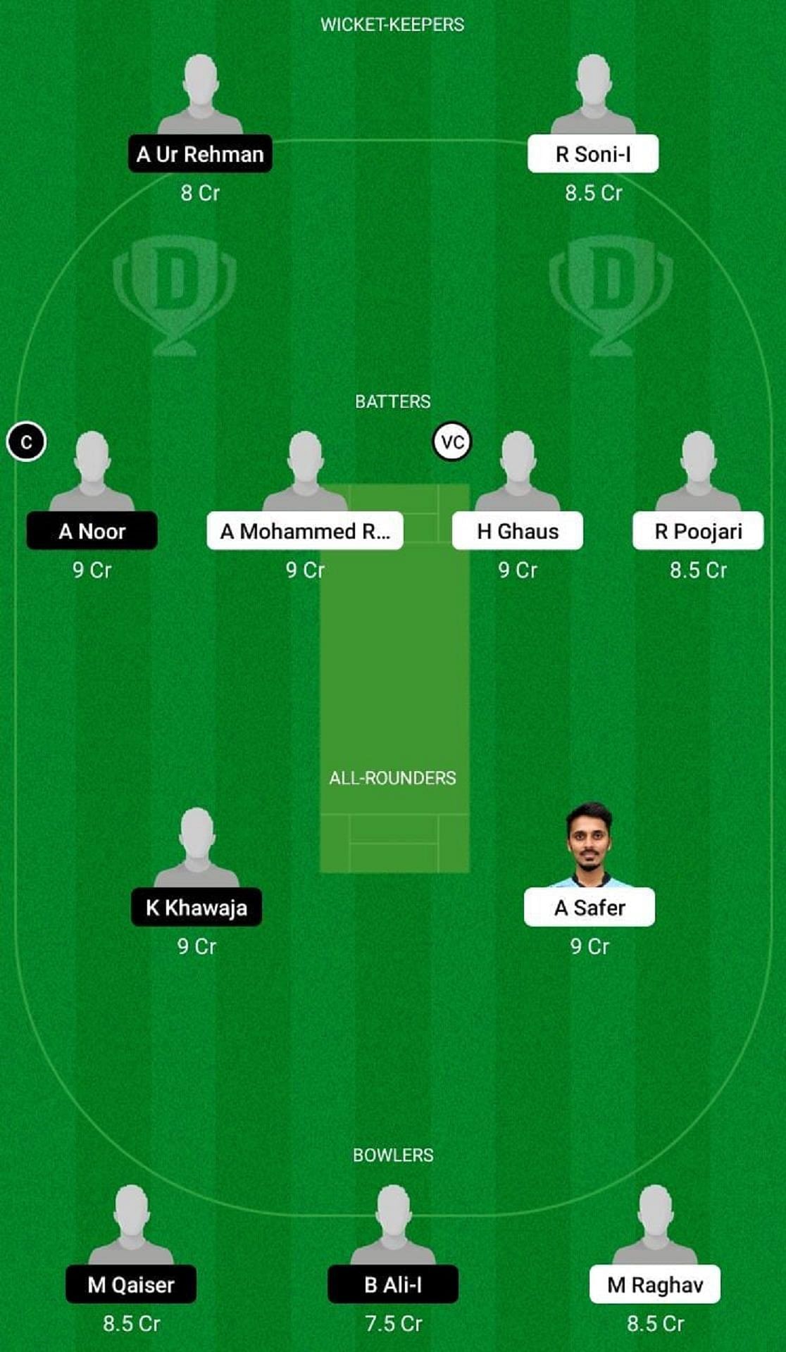 DDD vs MEM Dream11 Fantasy Tip - Grand League