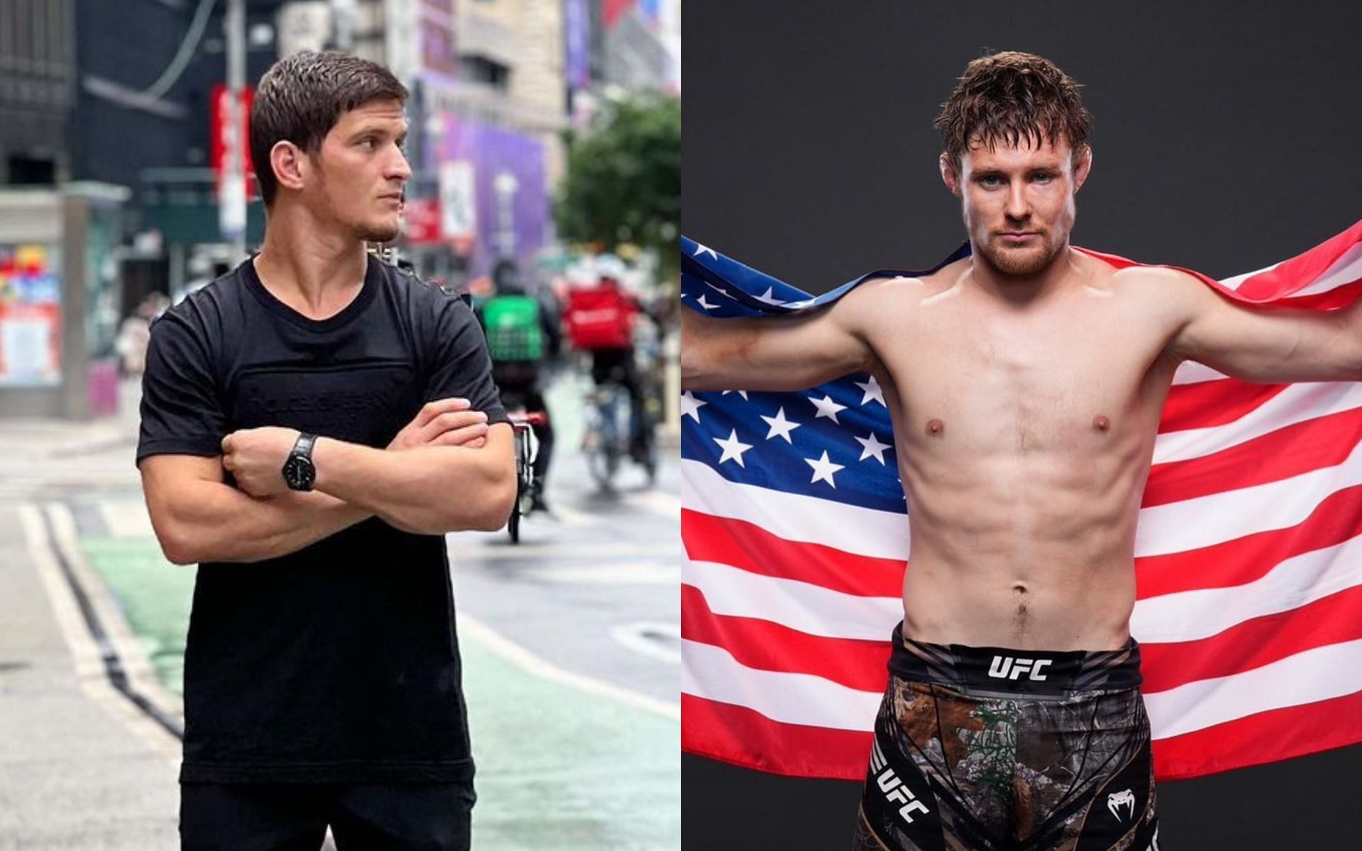 Movsar Evolev (left) Bryce Mitchell (right) [Image courtesy @movsar_evloev_94 @thugnasty_ufc Instagram]