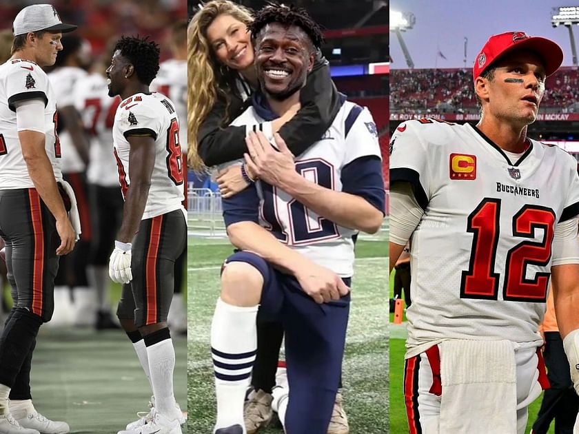 Antonio Brown throws shade at Tom Brady's marital problems with Gisele  Bundchen yet again following Buccaneers' shock loss to Panthers