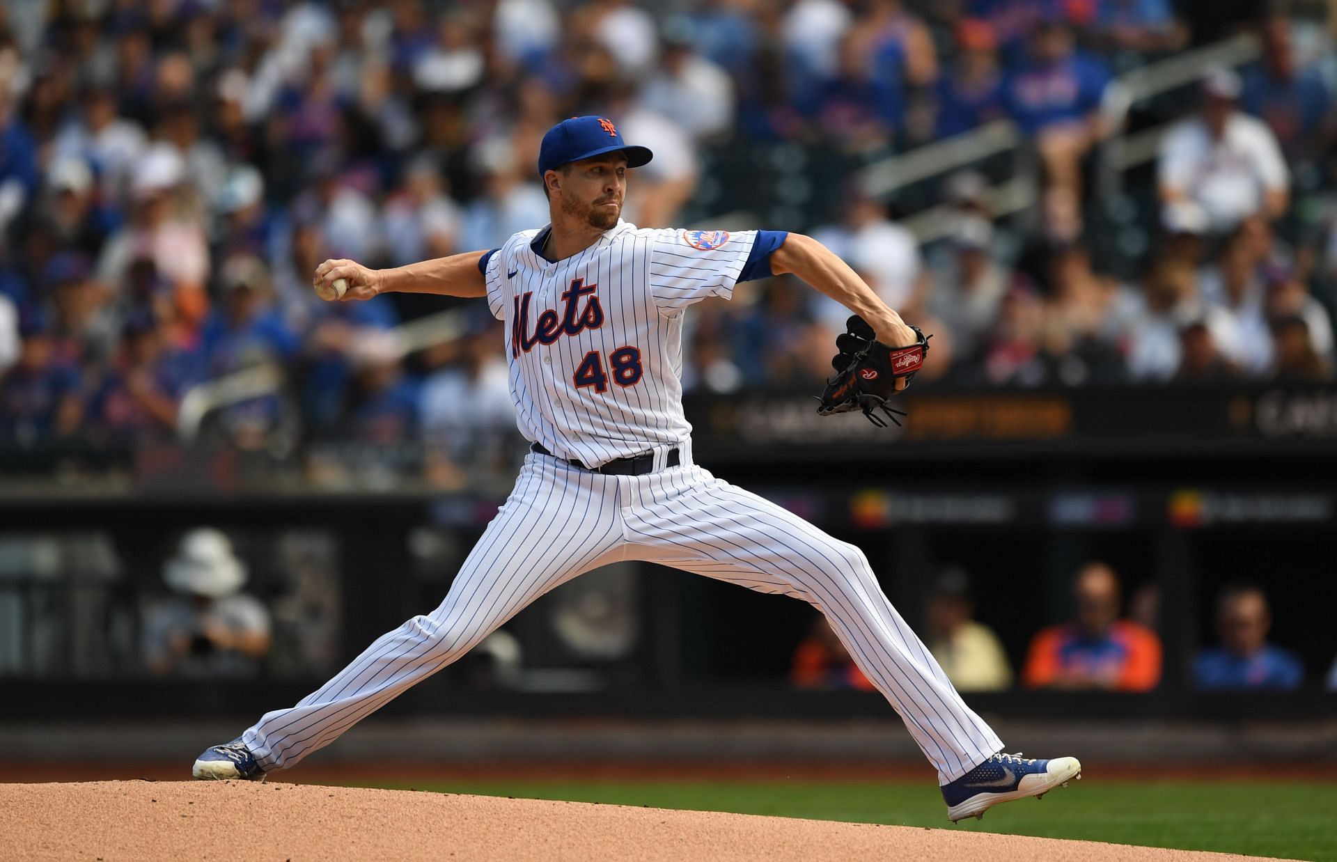 Jacob deGrom makes his 2022 debut, 08/02/2022