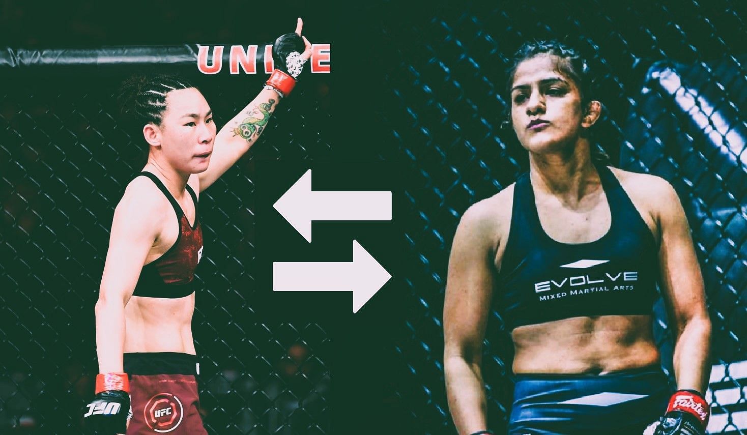 Yan Xiaonan (left) and Ritu Phogat (right) [Images via @xiaonan_yan &amp; @rituphogat48 on Instagram]