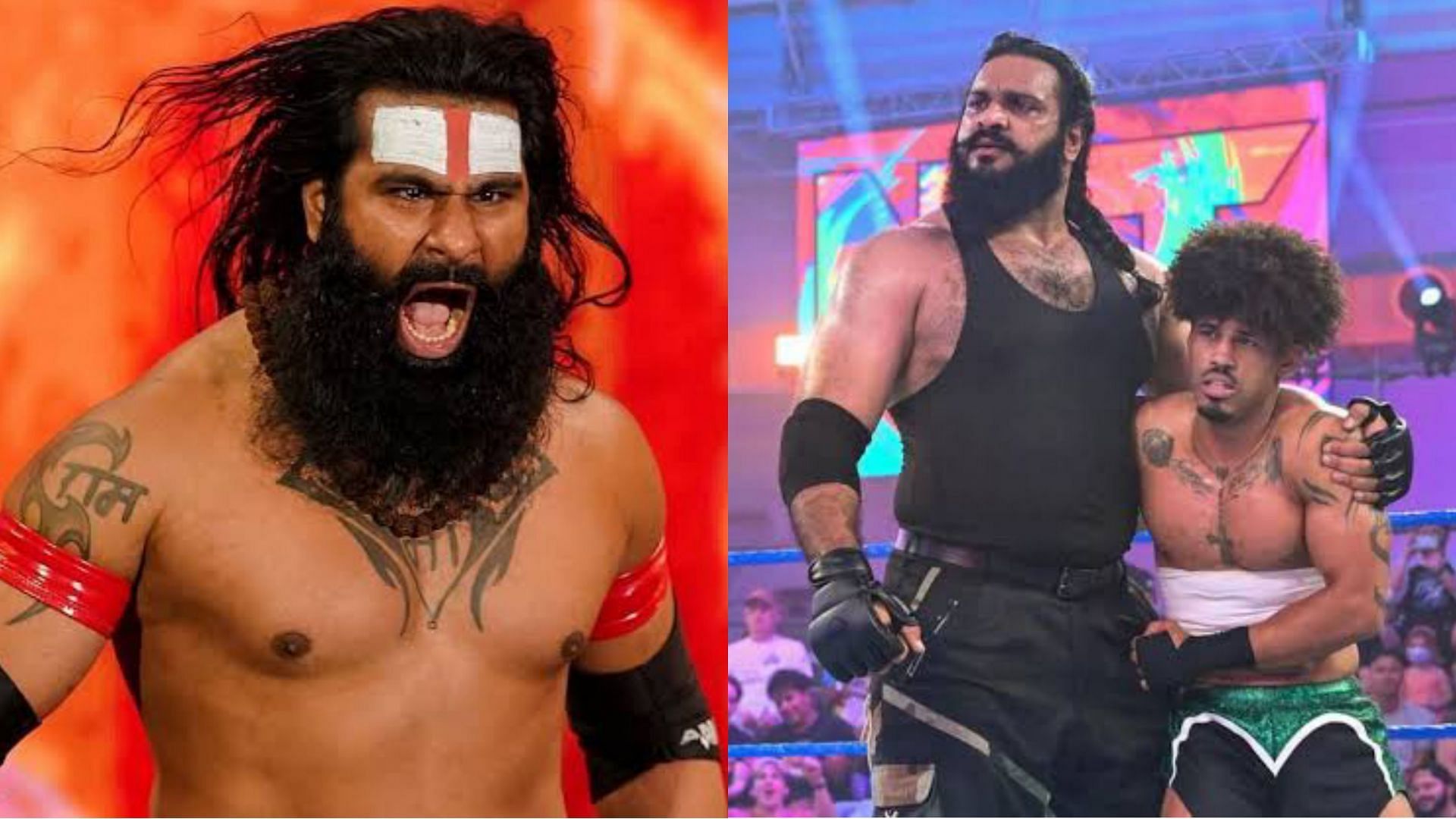 भारतीय WWE सुपरस्टार्स वीर महान और सांगा 